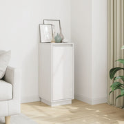 skænk 31,5x34x75 cm massivt fyrretræ hvid