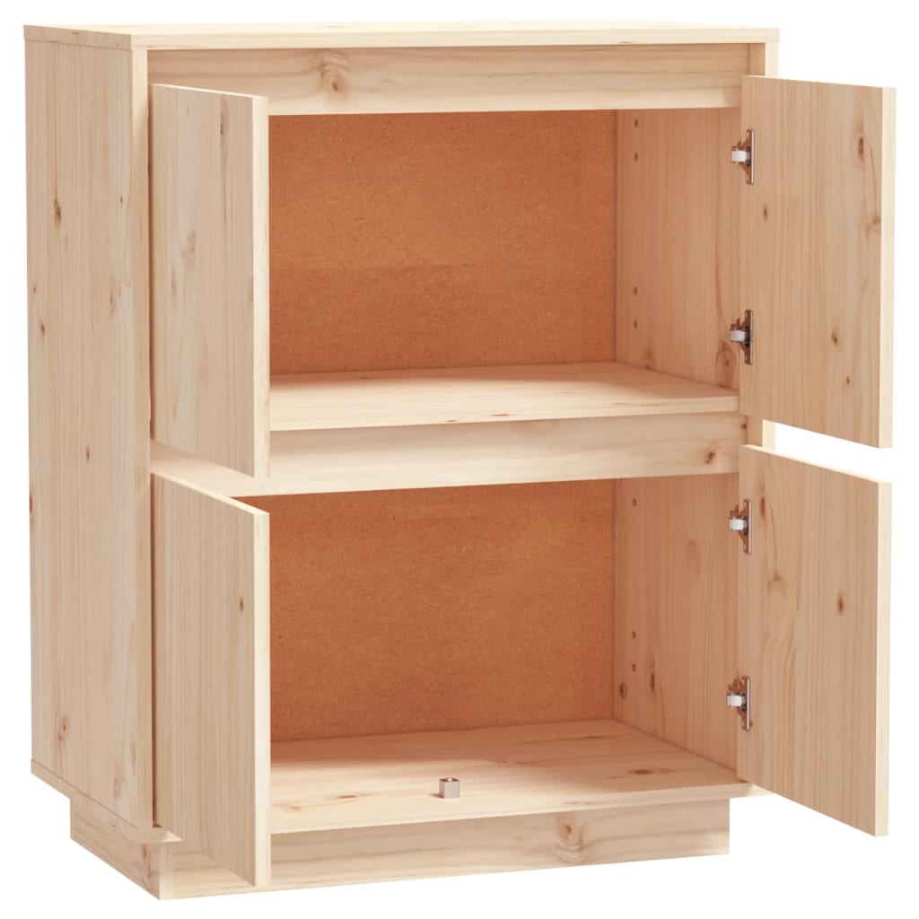 skænk 60x34x75 cm massivt fyrretræ