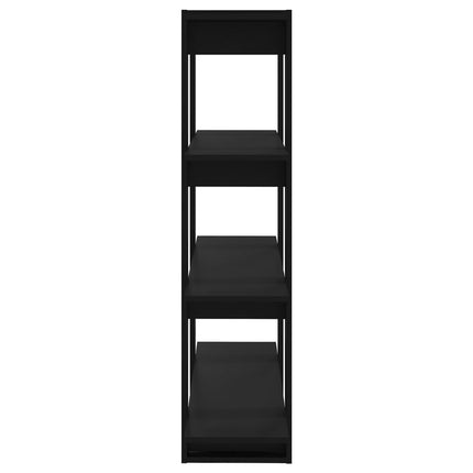 bogreol/rumdeler 100x30x123,5 cm sort