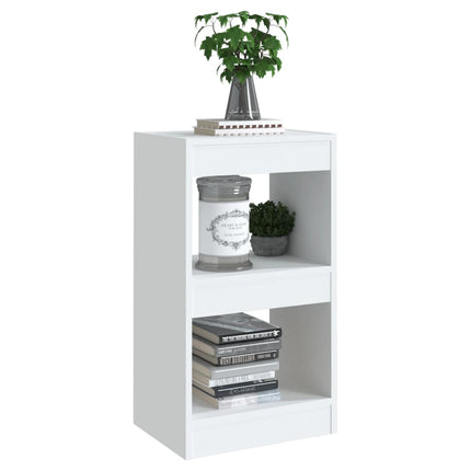 bogreol/rumdeler 40x30x72 cm hvid