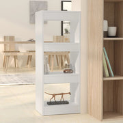 bogreol/rumdeler 40x30x103 cm konstrueret træ hvid