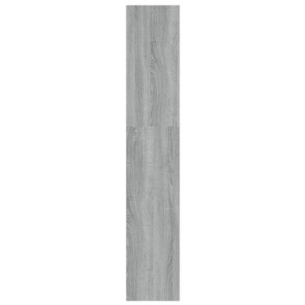 bogreol/rumdeler 100x30x166 cm grå sonoma-eg