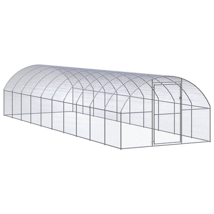 hønsehus 3x10x2 m galvaniseret stål