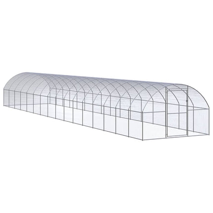 hønsehus 3x16x2 m galvaniseret stål