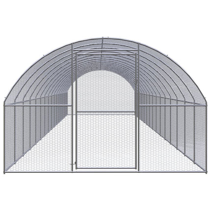 hønsehus 3x16x2 m galvaniseret stål