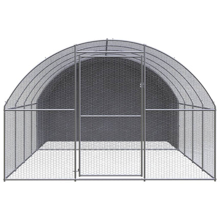 hønsehus 3x4x2 m galvaniseret stål