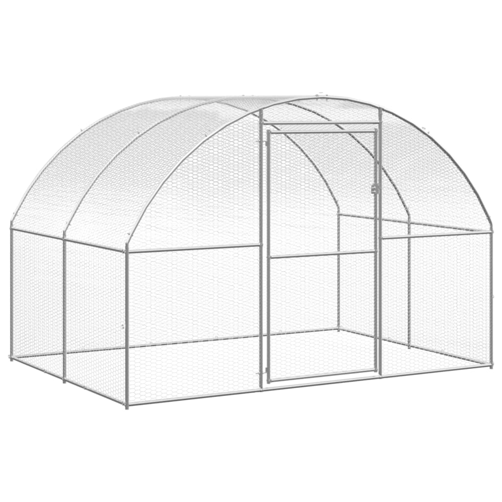 hønsehus 3x10x2 m galvaniseret stål