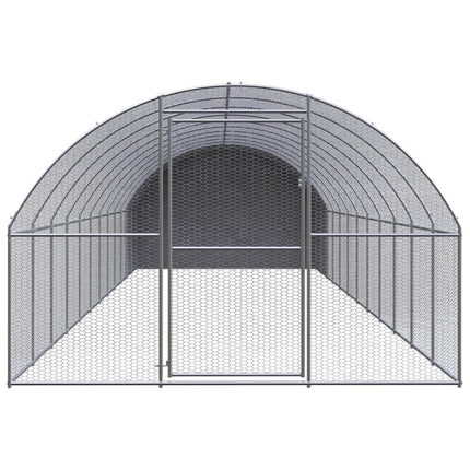 hønsehus 3x12x2 m galvaniseret stål
