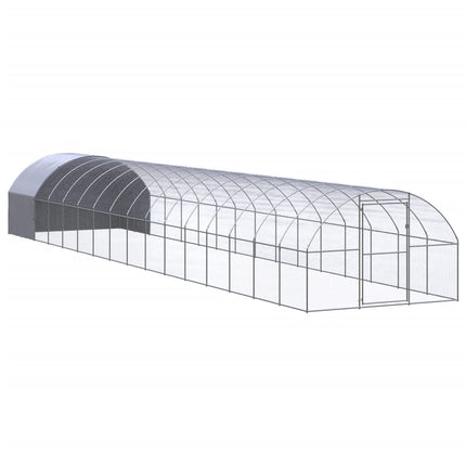 hønsehus 3x16x2 m galvaniseret stål