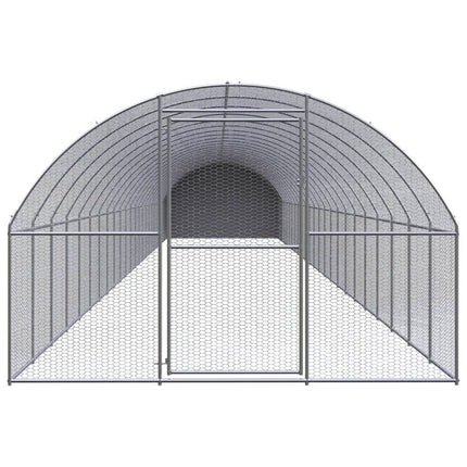hønsehus 3x24x2 m galvaniseret stål