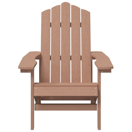 Adirondack-havestole 2 stk. HDPE brun
