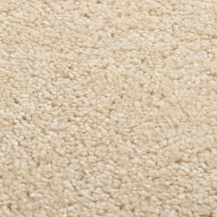 gulvtæppe 160x230 cm kort luv beige