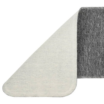 skridsikre trappemåtter 15 stk. 75x20 cm rektangulær grå
