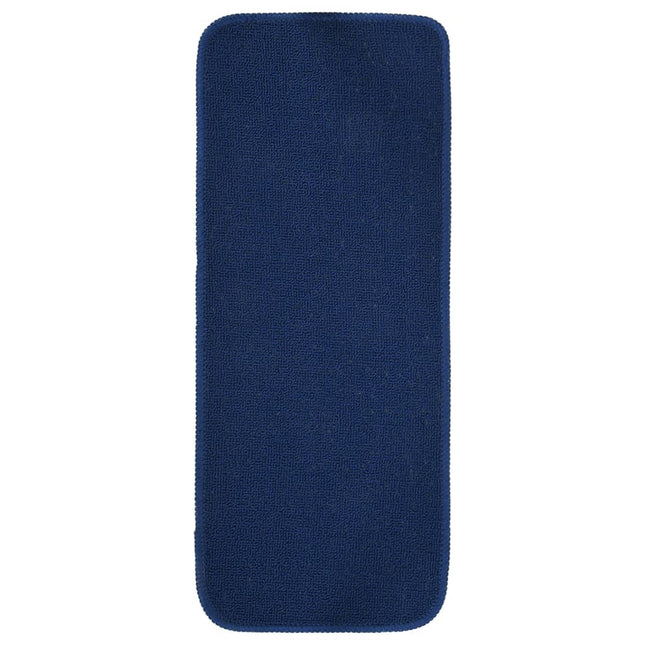 skridsikre trappemåtter 15 stk. 60x25 cm rektangulær marineblå