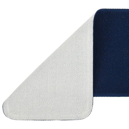 skridsikre trappemåtter 15 stk. 60x25 cm rektangulær marineblå