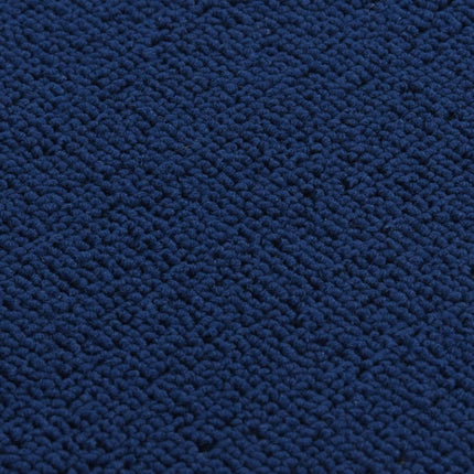 skridsikre trappemåtter 15 stk. 60x25 cm rektangulær marineblå