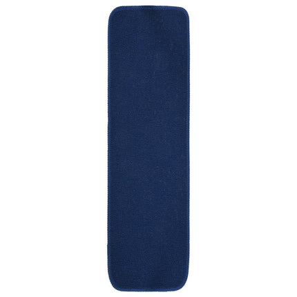 skridsikre trappemåtter 15 stk. 75x20 cm rektangulær marineblå
