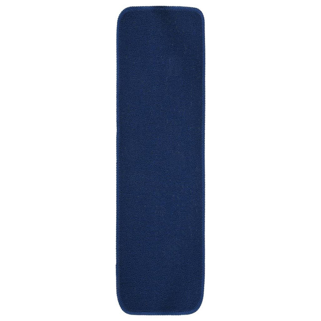 skridsikre trappemåtter 15 stk. 75x20 cm rektangulær marineblå