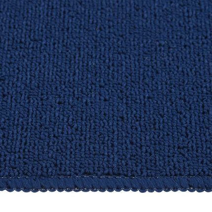 skridsikre trappemåtter 15 stk. 75x20 cm rektangulær marineblå