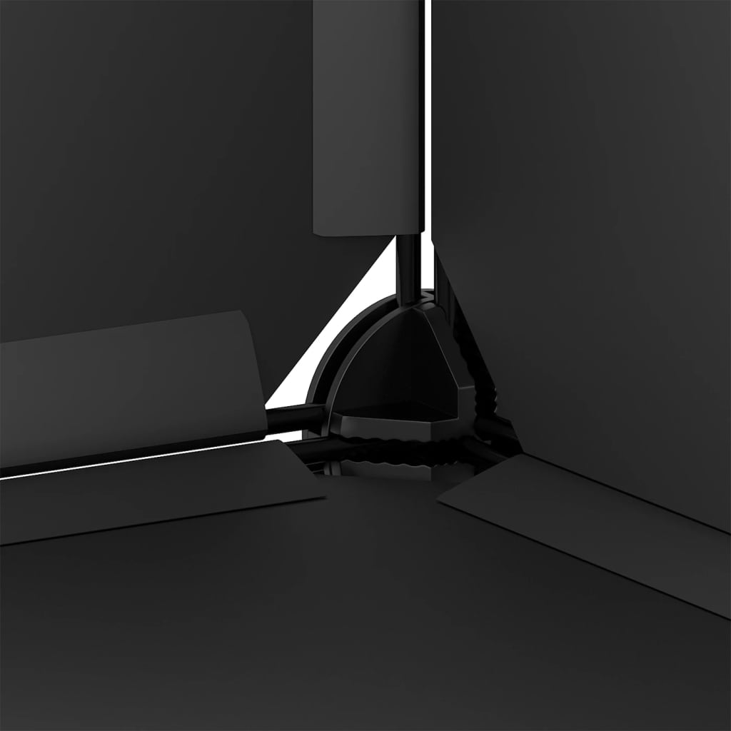 kubeformede opbevaringskasser 15 stk. PP sort