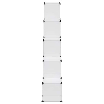 kubeformede opbevaringskasser 15 stk. PP transparent