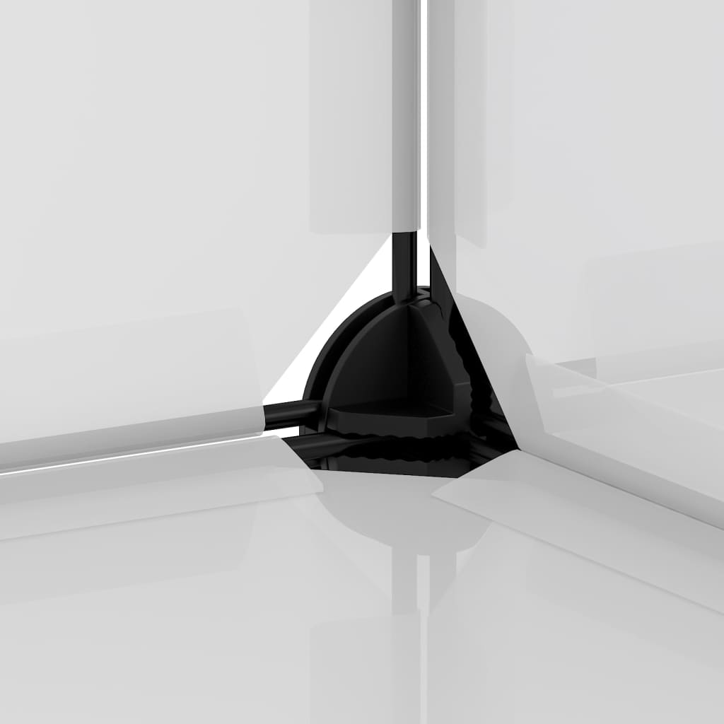 kubeformede opbevaringskasser 9 stk. PP transparent