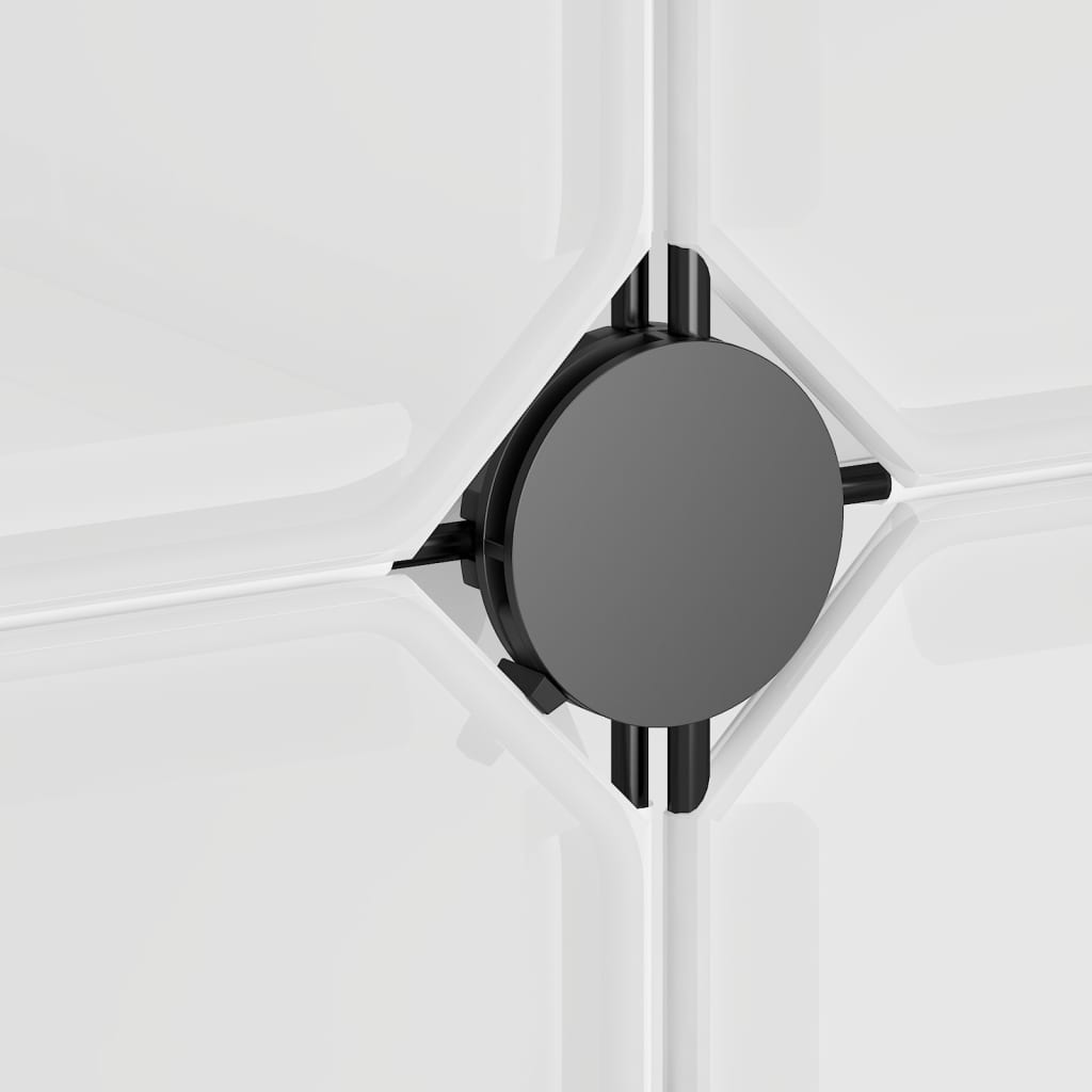 opbevaringskubeorganisator med 9 kuber og døre transparent PP