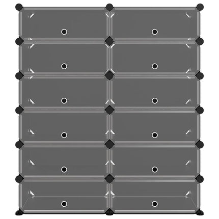 skoreol 94,5x36,5x106 cm PP sort