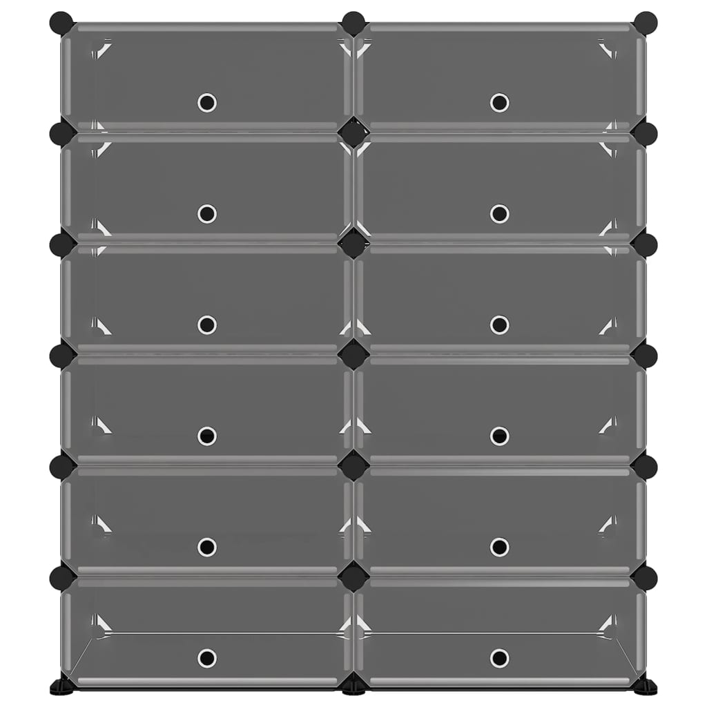 skoreol 94,5x36,5x106 cm PP sort