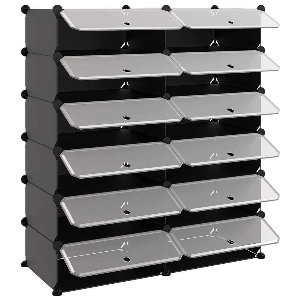 skoreol 94,5x36,5x106 cm PP sort