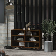 skænk 103,5x35x70 cm konstrueret træ brun egetræsfarve