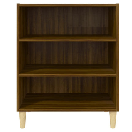 skænk 57x35x70 cm konstrueret træ brun egetræsfarve