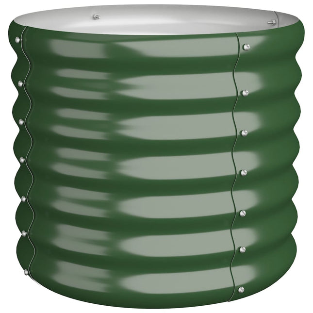 plantekrukke 40x40x36 cm galvaniseret stål grøn