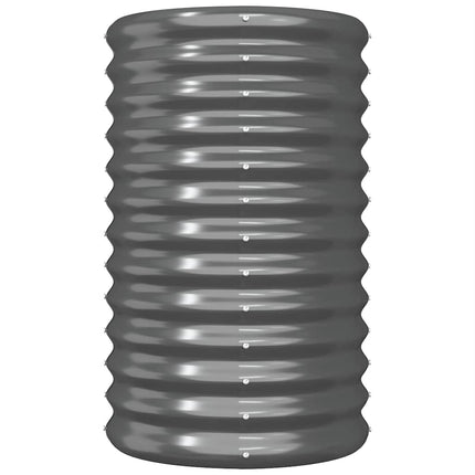 plantekrukke 40x40x68 cm galvaniseret stål antracitgrå