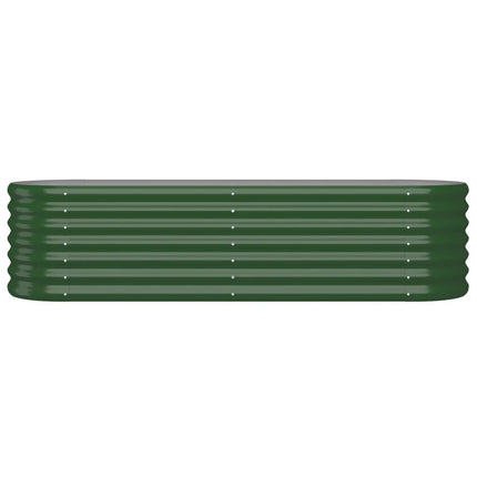 plantekasse 152x40x36 cm galvaniseret stål grøn