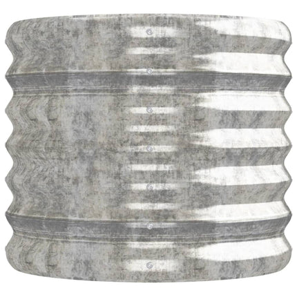 plantekasse 152x40x36 cm galvaniseret stål sølvfarvet