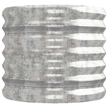 plantekasse 224x40x36 cm galvaniseret stål sølvfarvet
