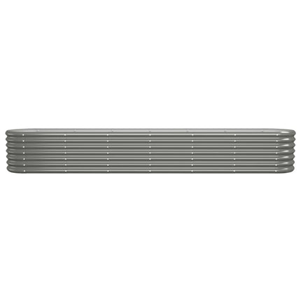 plantekasse 260x40x36 cm galvaniseret stål grå