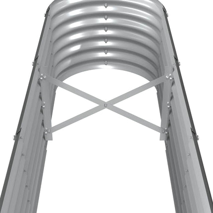 plantekasse 260x40x36 cm galvaniseret stål antracitgrå