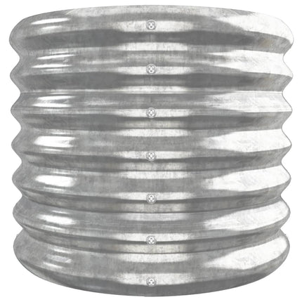 plantekasse 260x40x36 cm galvaniseret stål sølvfarvet