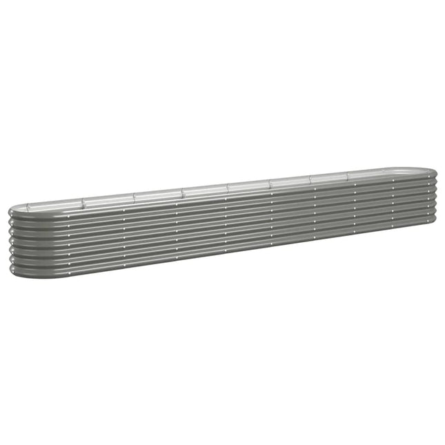 plantekasse 332x40x36 cm galvaniseret stål grå