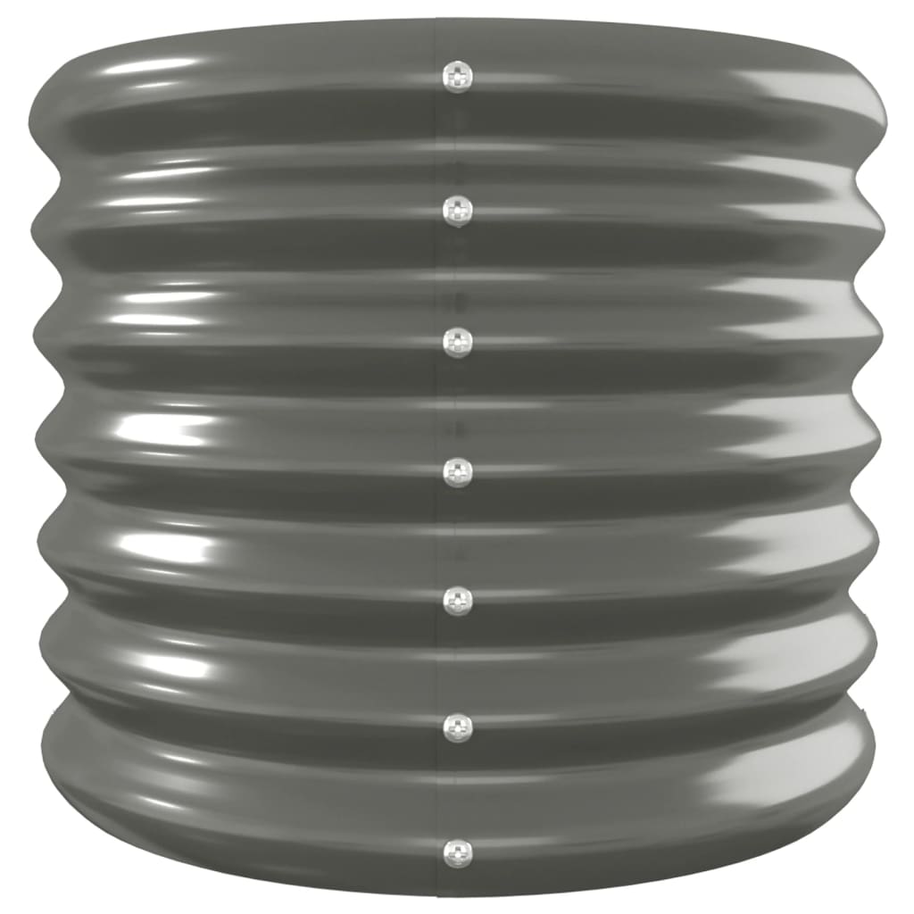 plantekasse 332x40x36 cm galvaniseret stål grå