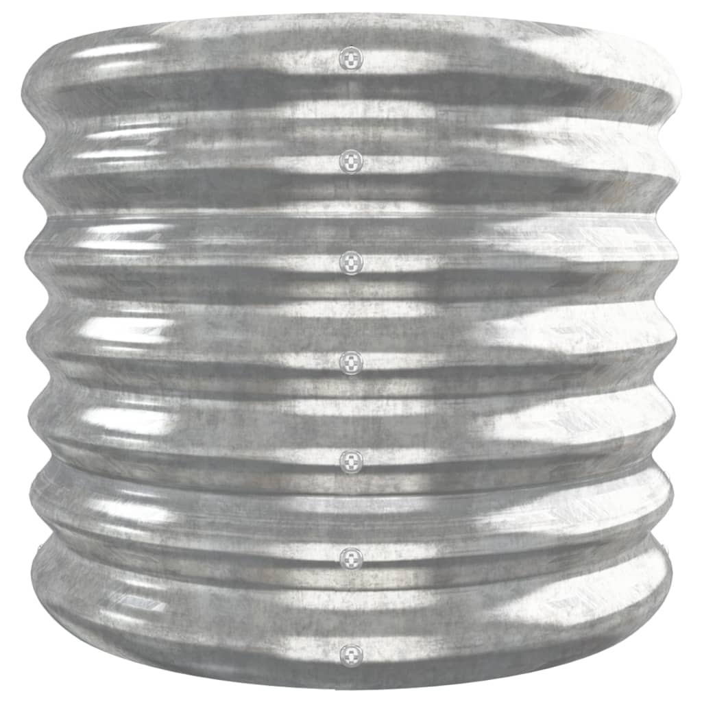 plantekasse 332x40x36 cm galvaniseret stål sølvfarvet