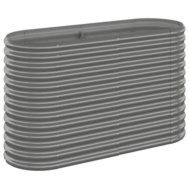 plantekrukke 114x40x68 cm galvaniseret stål grå
