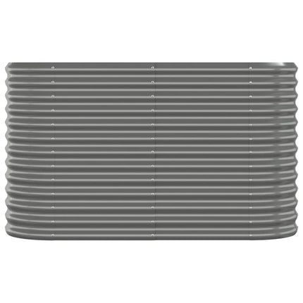 plantekrukke 114x40x68 cm galvaniseret stål grå
