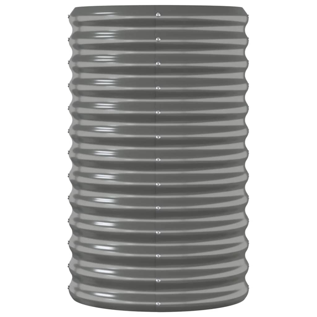 plantekrukke 114x40x68 cm galvaniseret stål grå