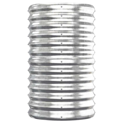 plantekasse 152x40x68 cm galvaniseret stål sølvfarvet