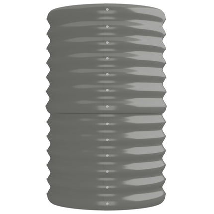 plantekasse 224x40x68 cm galvaniseret stål grå