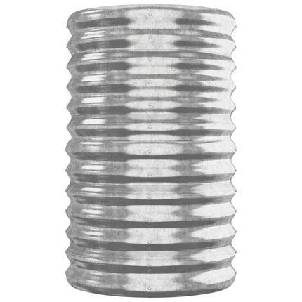 plantekasse 260x40x68 cm galvaniseret stål sølvfarvet