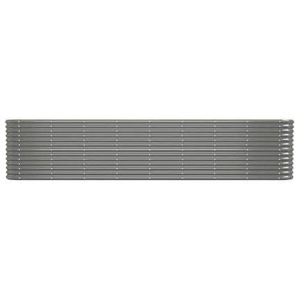 plantekasse 332x40x68 cm galvaniseret stål grå